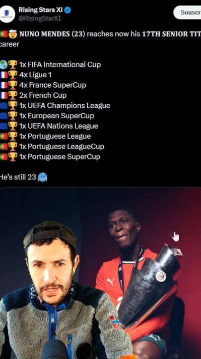 🏆 Nuno Mendes va effacer Cristiano et peut être Messi #nunomendes #psg #cristiano