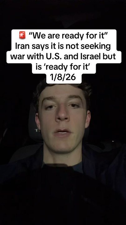 Iran says it is not seeking a war with the U.S. and Israel but is ‘ready for it’