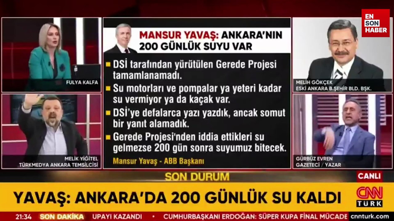 Canlı yayında tartışma çıktı