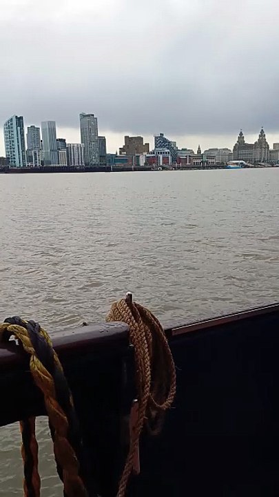 On a Mersey Ferry in Liverpool 2025