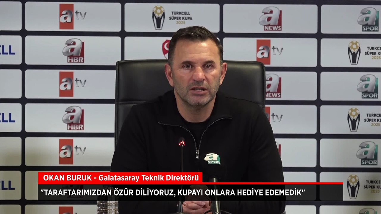 Okan Buruk: Taraftarımızdan özür diliyoruz, kupayı onlara hediye edemedik