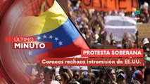 Alcaldesa de Caracas rechaza injerencia de EE.UU. en Venezuela