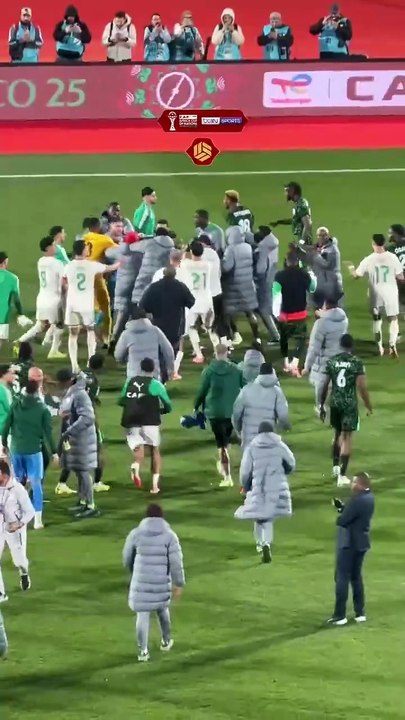 CAN 2026 [Algérie - Nigéria]: Bagarre générale à la fin du match avec Luca Zidane qui se fight contre Fisayo Dele-Bashiru