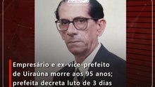 Empresário e ex-vice-prefeito de Uiraúna morre aos 95 anos; prefeita decreta luto de 3 dias