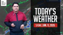 Today's Weather, 5 A.M. | Jan. 11, 2026