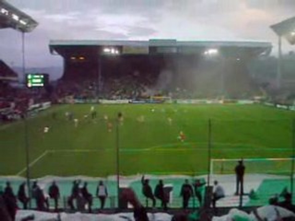 ASSE 4-0 MONACO => Tifo + Entree des joueurs