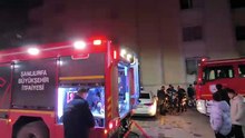 Karaköprü’de Alevler Yükseldi, Apartman Boşaltıldı