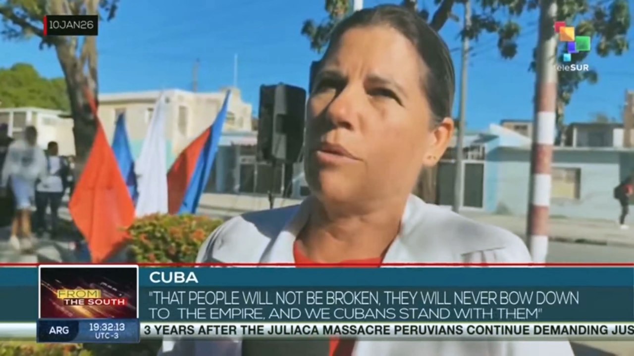 Cuban people in support and solidarity with Venezuela