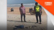 Mayat separa reput bertatu ditemui terdampar di Pantai Lagenda