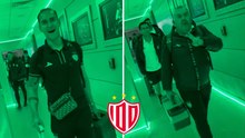 Club Necaxa ya está en el estadio y se prepara para enfrentar a Santos Laguna