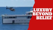 Jerry Jones’ $250 million superyacht Bravo Eugenia goes viral as a helicopter lands on deck
