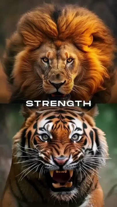 _Lion vs Tiger_ The Ultimate Showdown You Can_t Miss_ 🦁🐯_
