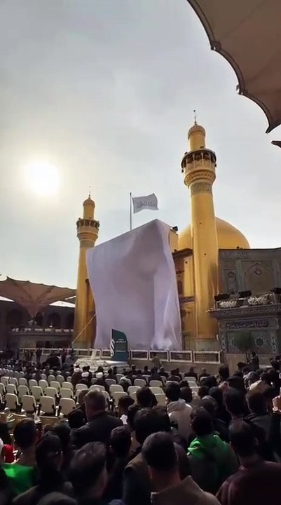 New Golden Gate Inaugurated at Imam Ali (AS) Shrine in Najaf-e-Ashraf | Historic Moment