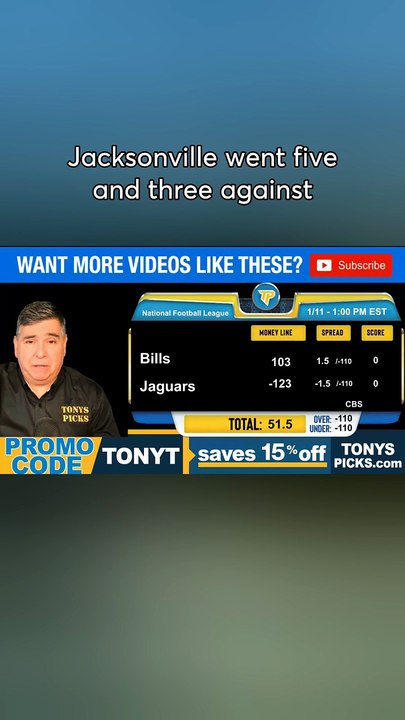 Bills vs. Jaguars NFL Pick