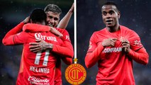Helinho y Toluca celebran el único gol del partido ante Rayados en el inicio del Clausura 2026