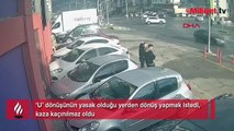 Zonguldak’ta iki otomobilin çarpıştığı kaza kamerada: 7 yaralı