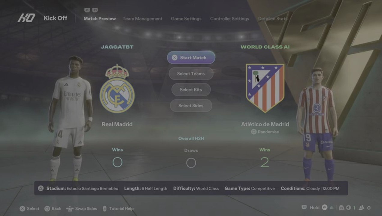Atletico Madrid vs Real Madrid | FC 26 PS5 | Full Match Gameplay