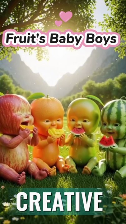 Friuts Babies eating himself ;