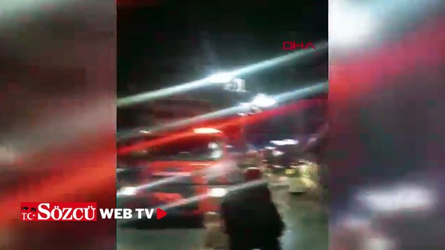 Otelde çıkan yangında 10 kişi dumandan etkilendi