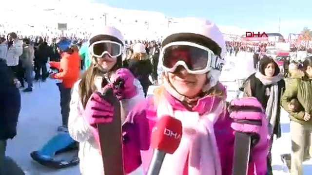 Erciyes Kayak Merkezi’ne 20 günde tam 550 bin ziyaretçi akın etti