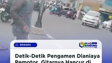 Viral Pengamen Dianiaya Pemotor di Bandung Gitarnya Hancur di Tengah Lampu Merah