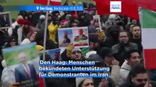 Solidarität mit den Iran-Protesten: Menschen demonstrieren in Europa