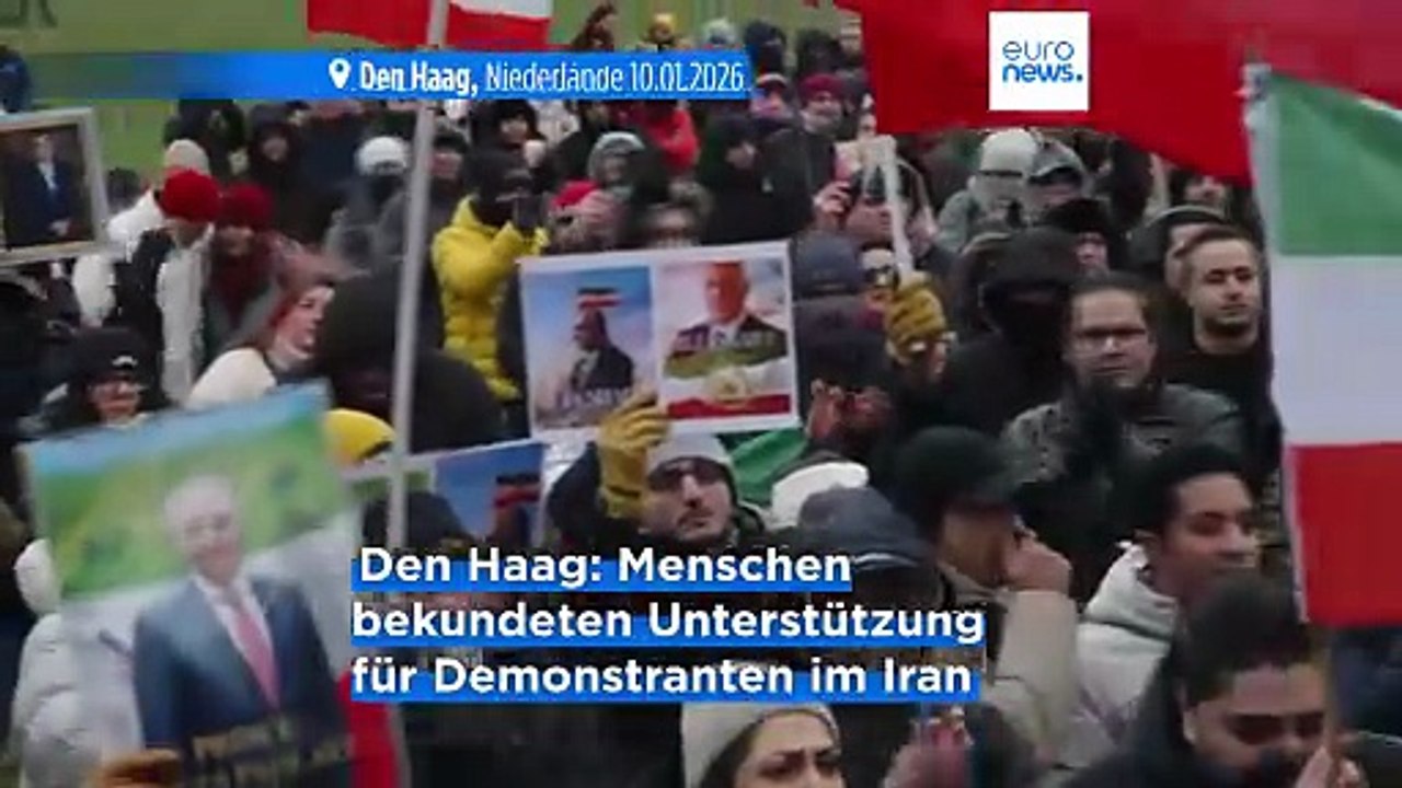 Solidarität mit den Iran-Protesten: Menschen demonstrieren in Europa