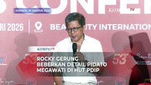 Rocky Gerung Beberkan Isi Pidato Megawati di Rakernas PDIP