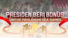 Presiden Serahkan Bonus untuk Pahlawan Sea Games