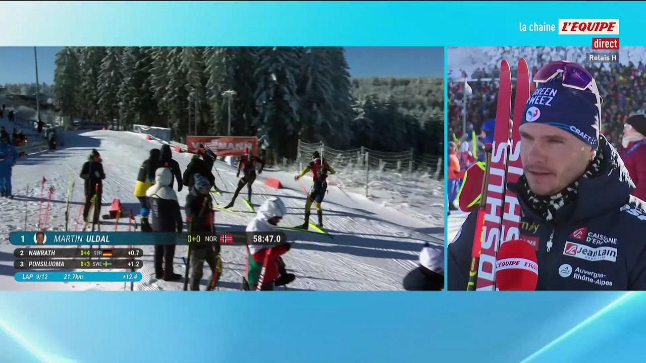 « Ce sport est terrible » : Emilien Jacquelin raconte son tir cauchemardesque au relais - Biathlon - Coupe du monde (H)