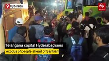 Sankranti Exodus In Hyderabad As People Head Home For Festivities; Hyderabad–Vijayawada Highway Jam-Packed