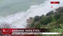 Muğla'da sağanak yağış ölüdeniz'in rengini değiştirdi
