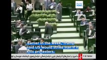 Iran cracks down on protests and threatens US and Israel of retaliation in case of intervention
