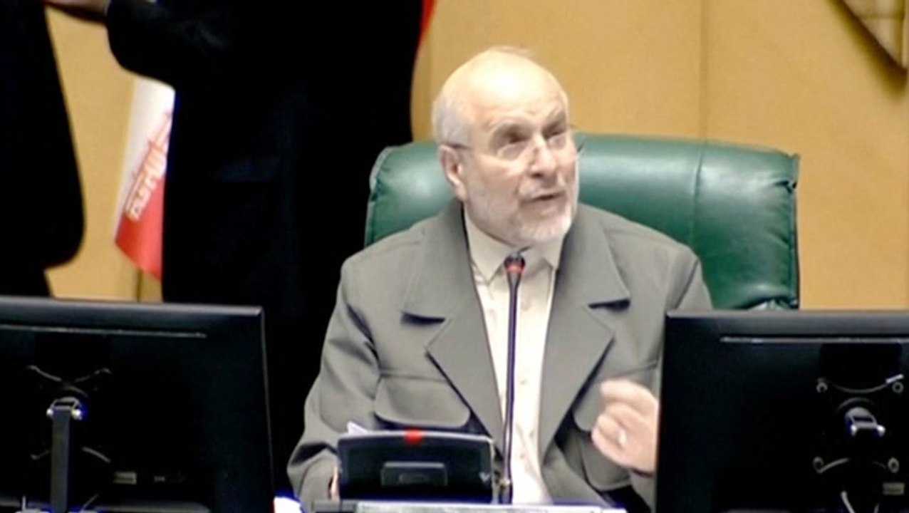 Iran parliament speaker threatens ‘delusional’ Trump with retaliation if US strikes over protests