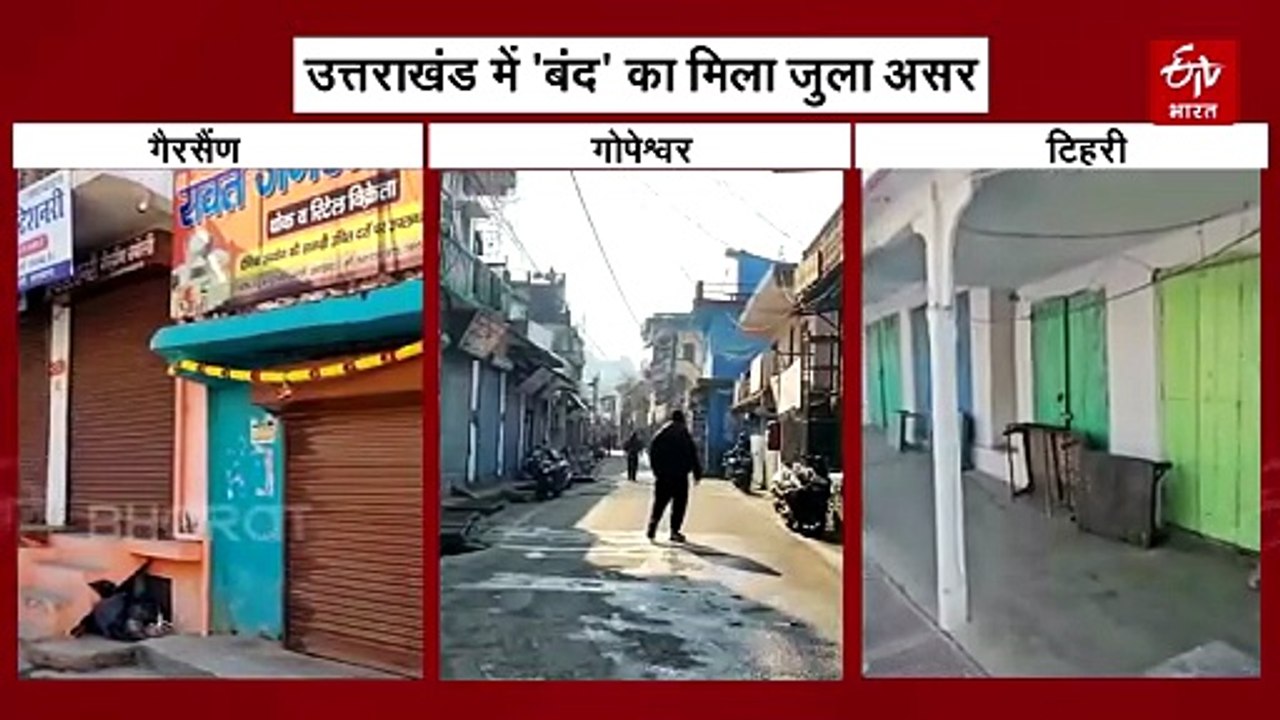 अंकिता भंडारी हत्याकांड, उत्तराखंड में 'बंद' का मिला जुला असर, जानिए पूरे प्रदेश का हाल