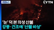 의성 산불 ’눈’ 덕분에 큰 피해 없이 완진...강풍·건조 ’산불 비상’ / YTN