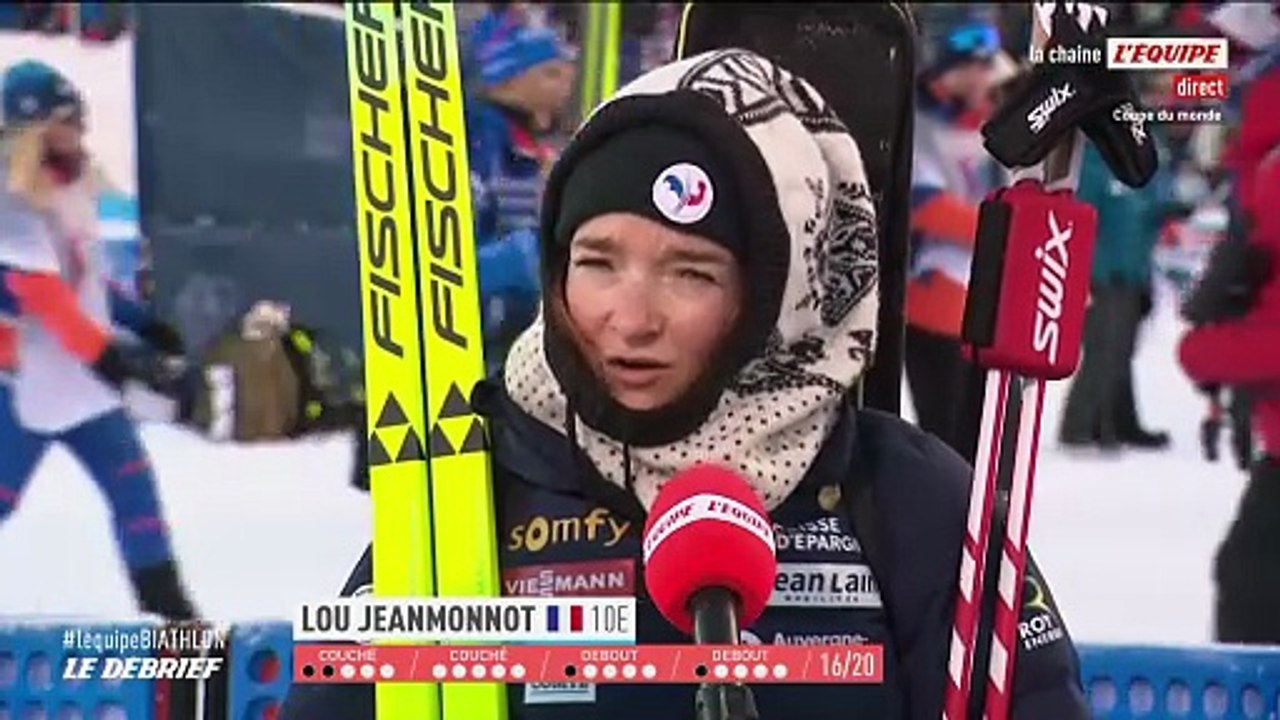 « Je ne comprends pas trop pourquoi » : Lou Jeanmonnot en quête d’explications après un tir inhabituel - Biathlon - Coupe du monde (F)