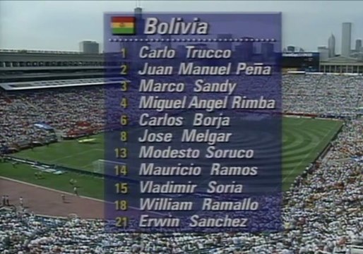 Copa do Mundo 1994 Espanha x Bolívia (Grupo C) com Marco Antônio (Band)