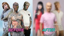 Do We Look Better With Or Without Tattoos? | TRANSFORMED