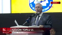 Mansur Yavaş: AVM’lerin önü trafiği kilitliyor, çözüm toplu ulaşımda