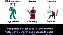 signs of hunger with ADHD
