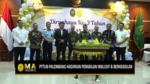PTTUN Palembang Rayakan Hari Jadi ke-3, Dorong Peradilan Inklusif dan Berkeadilan | MA NEWS