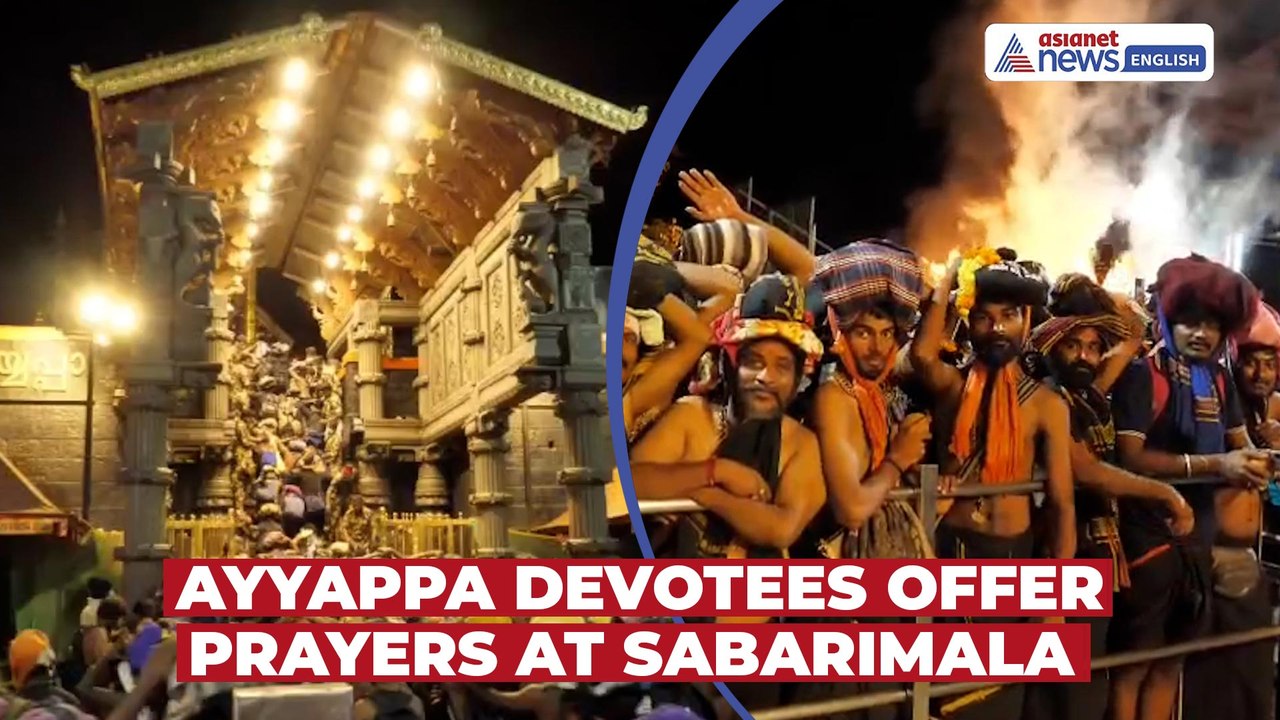 Divine Moments at Sabarimala | Devotees Seek Blessings of Lord Ayyappa