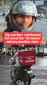 Gig workers react to no more “10-minute” delivery: