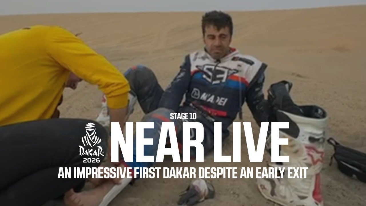 An impressive first Dakar despite an early exit