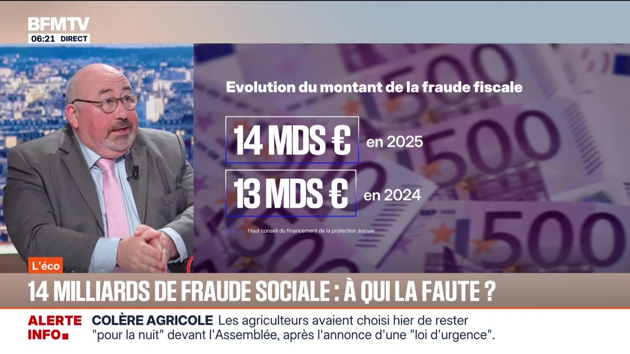 BFM éco : 14 milliards de fraude sociale, à qui la faute ? - 14/01