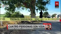 Jornada violenta en Sinaloa deja 4 muertos y hallazgo de osamentas
