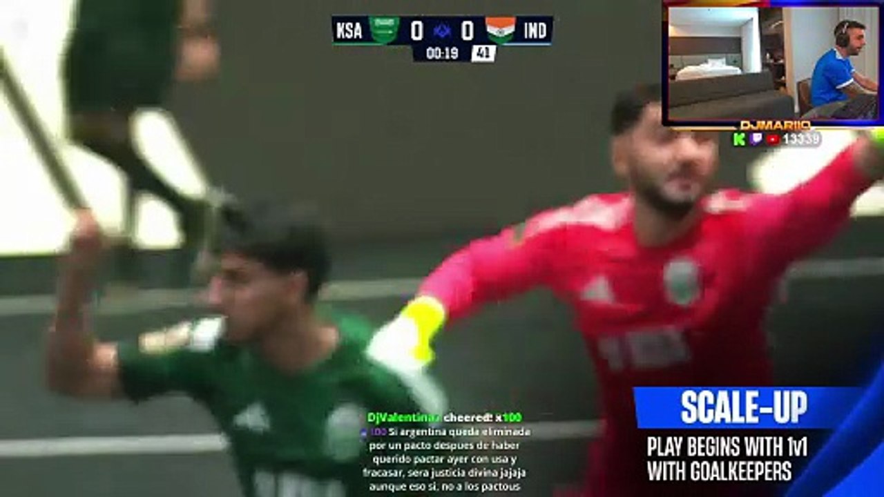 Resumen Arabia Saudí 12-1 India - Kings World Cup Nations