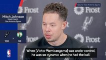 Johnson praises 'extremely talented' Wembanyama in Spurs win