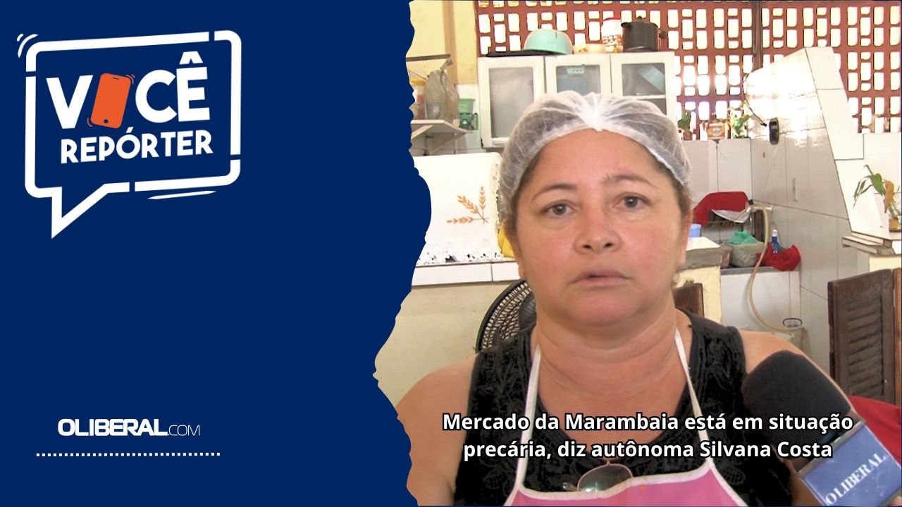 Mercado da Marambaia está em situação precária, diz autônoma Silvana Costa